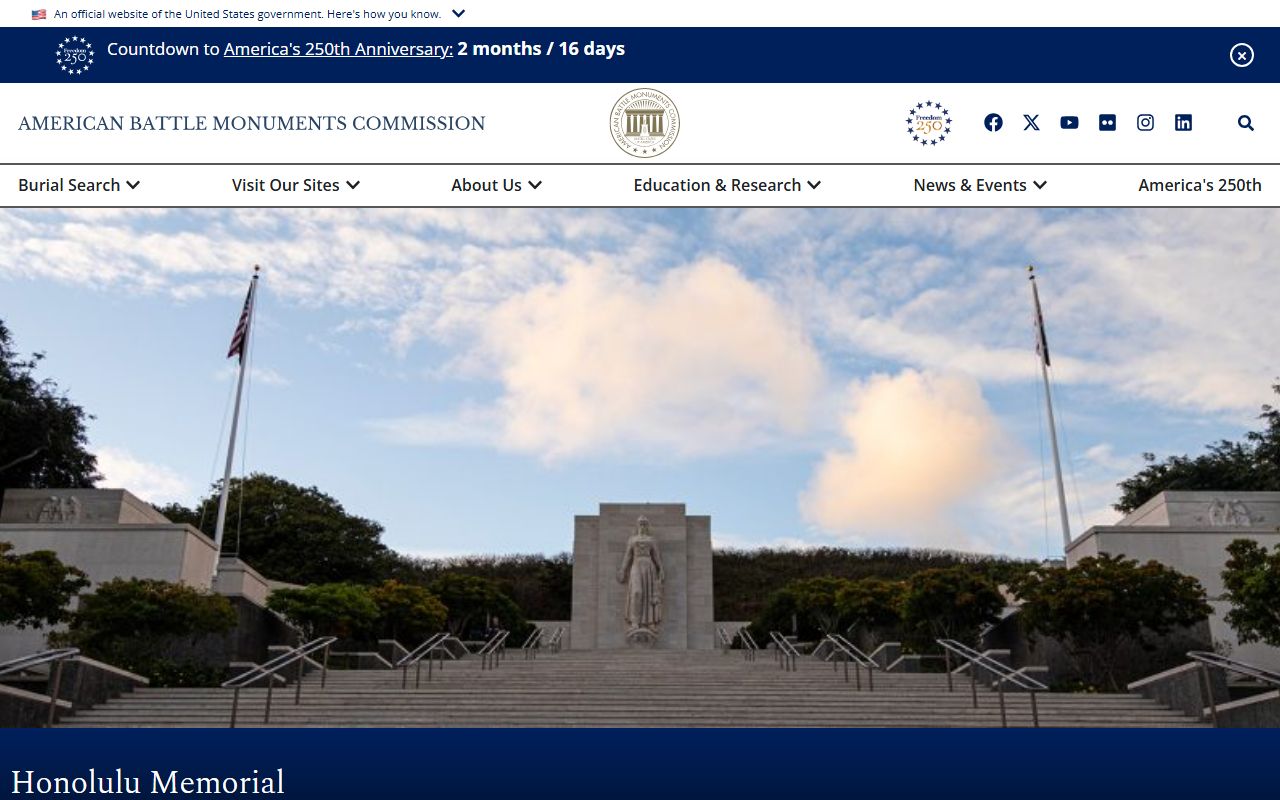 Urban Honolulu obituary records at the American Battle Monuments Commission Honolulu Memorial