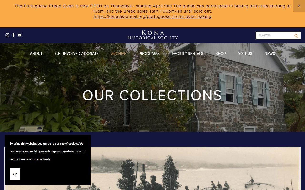 Kona Historical Society Hawaii County obituary genealogy archives