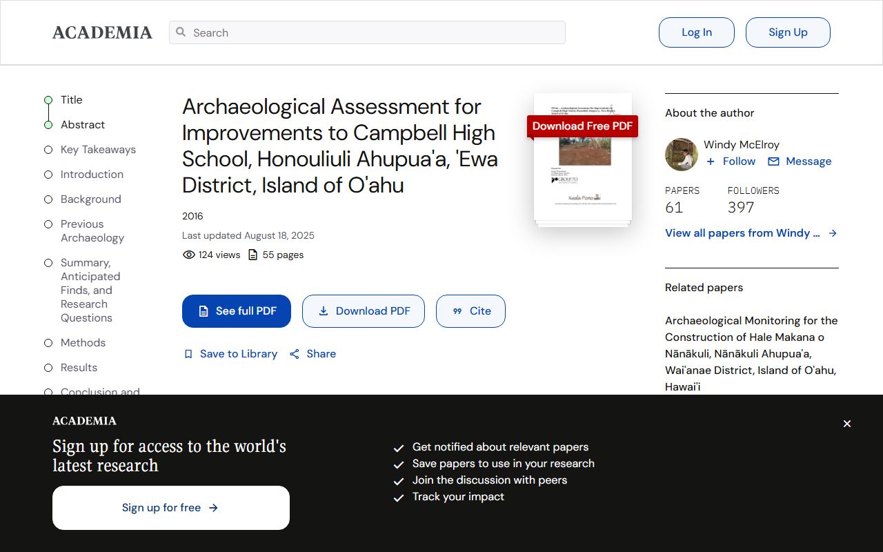 Ocean Pointe archaeological assessment obituary and burial records research