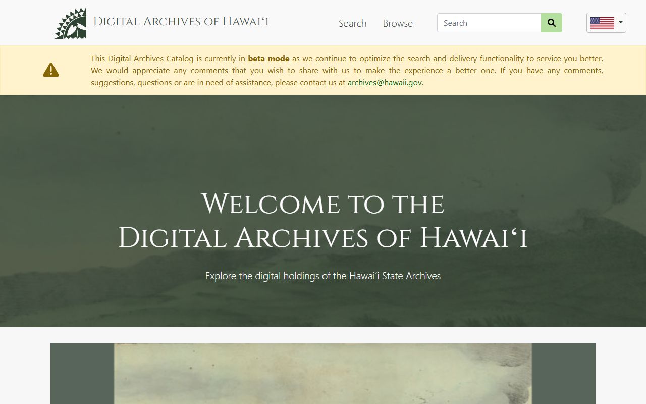Hawaii State Archives Digital Archives obituary search